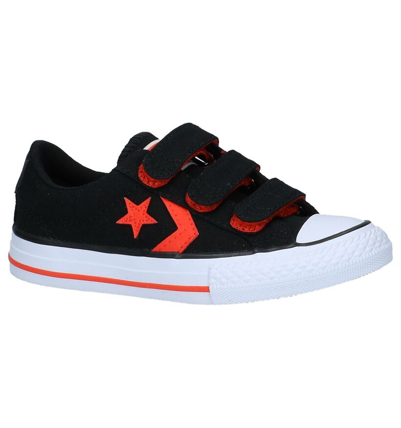 Zwarte Lage Sportieve Sneakers Converse Star Player in stof (210273)