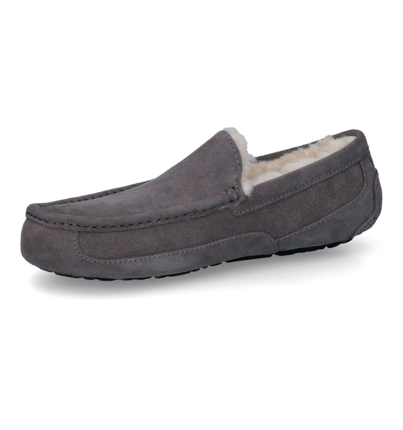 UGG Ascott Pantoufles en Gris pour hommes (313972)