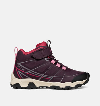 Geox Respira Mid Baskets Bordeaux