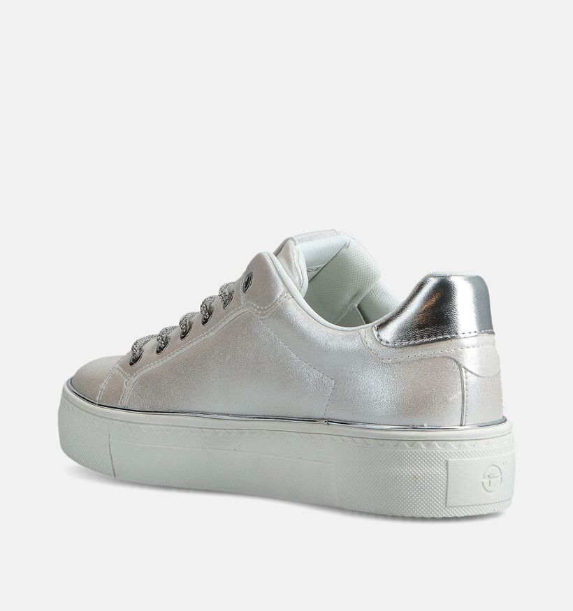 Tamaris Baskets habill&eacute;es en Argent pour femmes (368035) - pour semelles orthop&eacute;diques