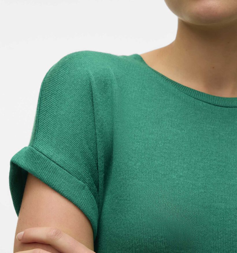 Vero Moda Brianna Groen Basic T-shirt voor dames (352168)