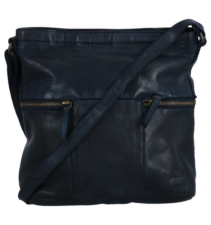 Bear Design Sac porté croisé en Cognac pour femmes (329778)