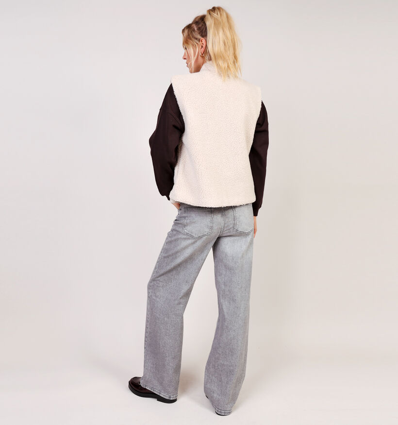 JDY Birdy Teddy Ecru Gilet voor dames (359991)