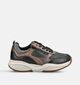 Xsensible Stretchwalker Zwarte Sneakers voor dames (379002) - geschikt voor steunzolen
