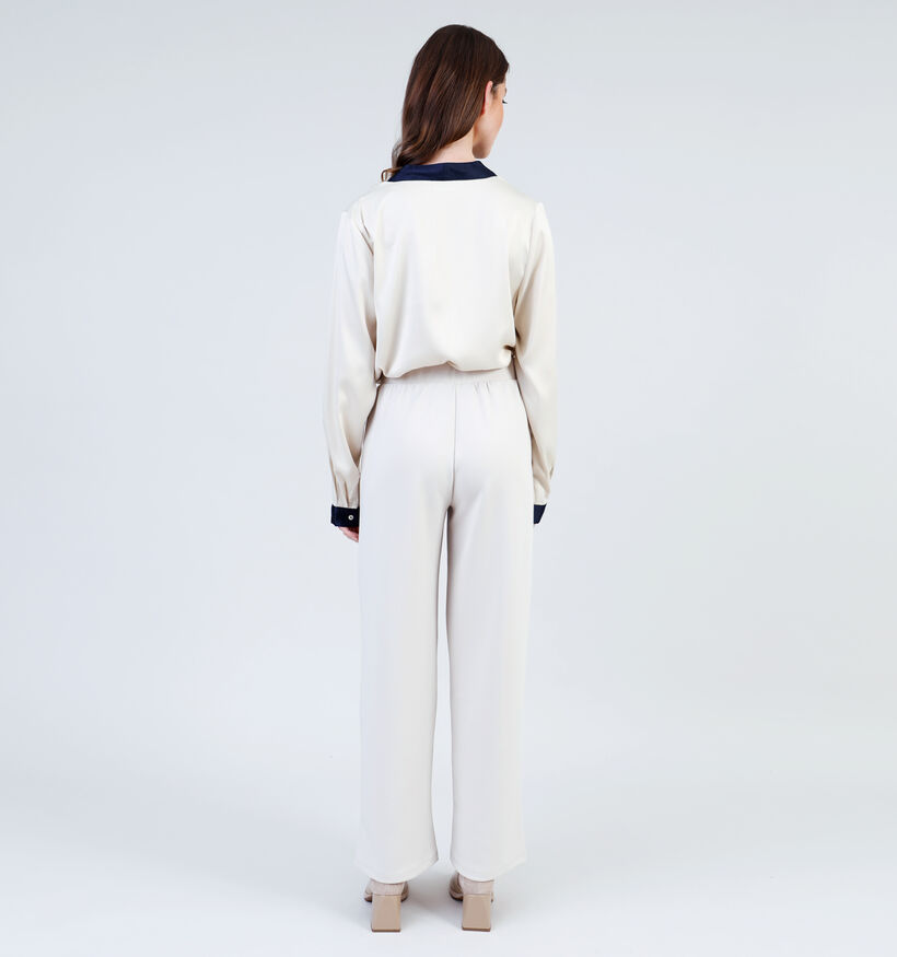 Vero Moda Panna Bruine Wijde broek voor dames (332599)
