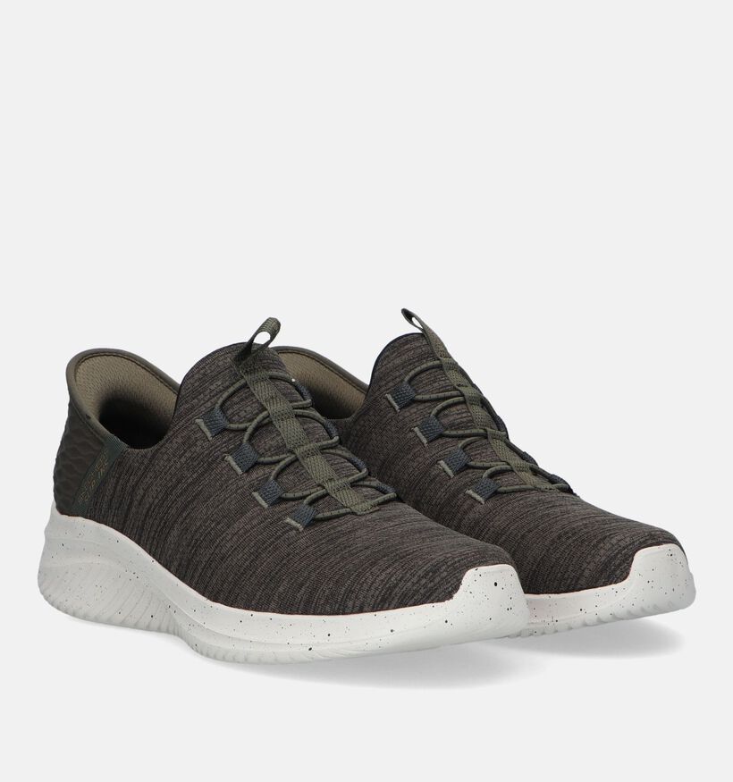 Skechers Ultra Flex 3.0 Righte Away Zwarte Slip-ins voor heren (343944) - geschikt voor steunzolen