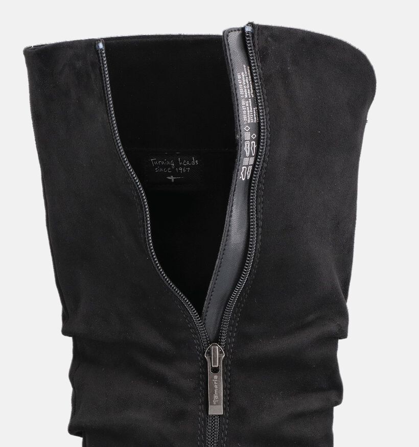 Tamaris AntiSLIDE Bottes hautes &agrave; talons en Noir pour femmes (378951)