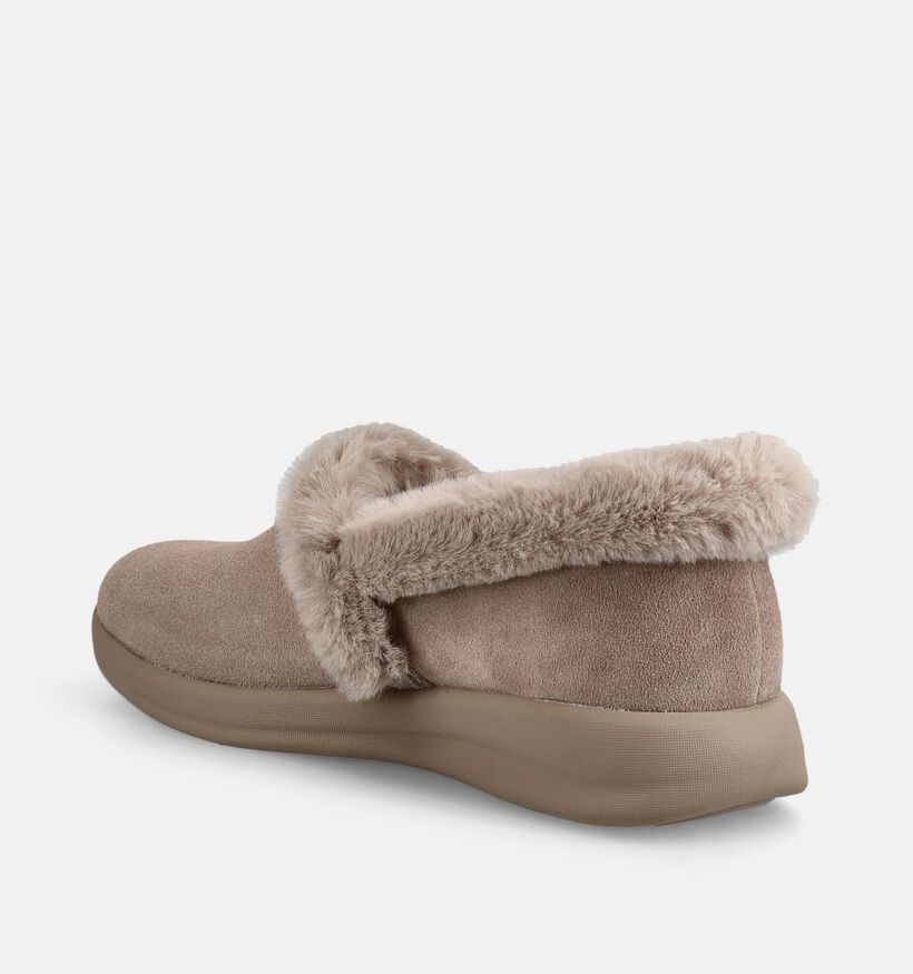 Skechers Cozy Escape Snowy Bliss Taupe voor dames (377971)