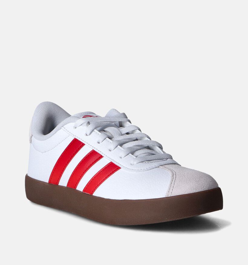 adidas VL Court 3.0 Witte Sneakers voor jongens, meisjes (361514)