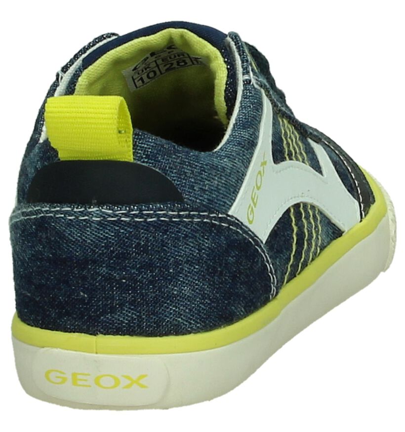 Geox Baskets basses en Bleu en textile (190644)