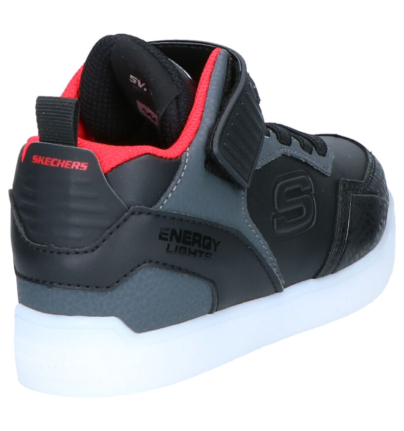 Skechers Energy Lights Baskets en Noir en simili cuir (256240)