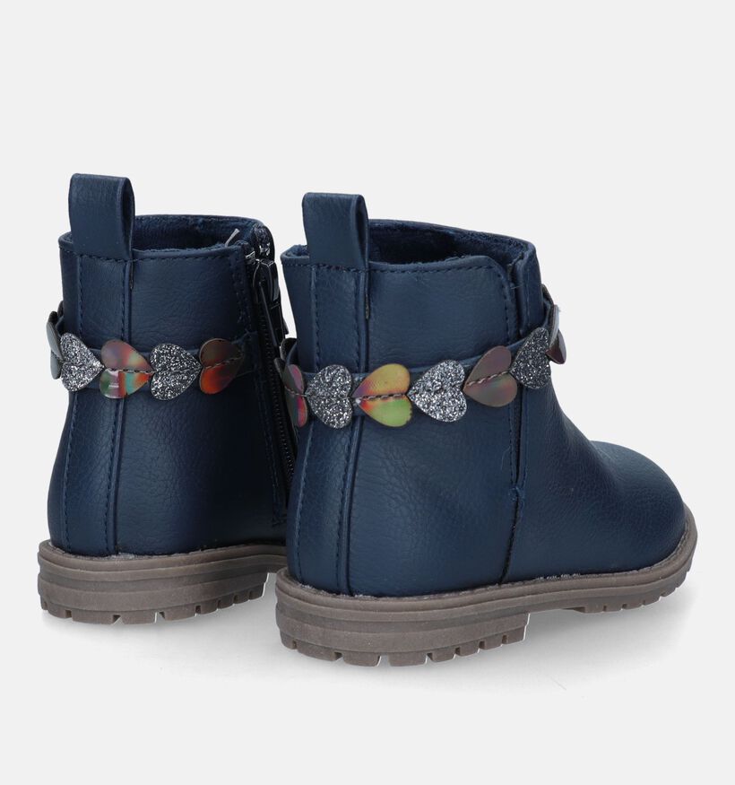 Milo & Mila Boots pour bébé en Bleu foncé pour filles (329509)