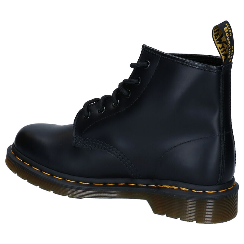 Dr. Martens YS Zwarte Bottines in leer (294088)