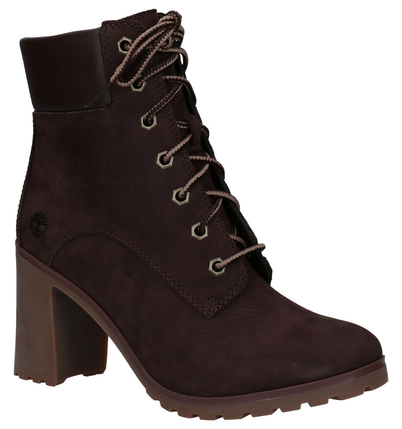 Timberland Allington 6IN Taupe Enkellaarzen voor dames (313454)