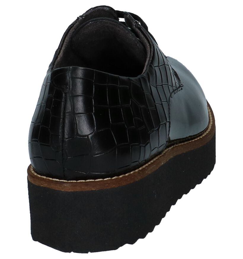 Pitillos Zwarte Oxford Veterschoenen, , pdp