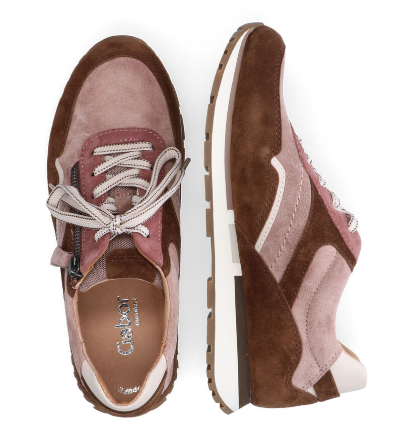 Gabor OptiFit Roze Sneakers voor dames (315609) - geschikt voor steunzolen
