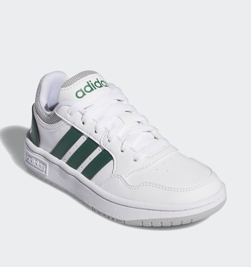 adidas Hoops 3.0 K Witte Sneakers voor meisjes (341635)