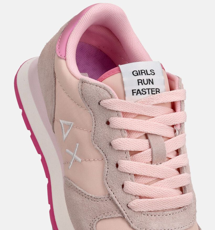 Sun68 Ally Roze Lage Sneakers voor meisjes (369058) - geschikt voor steunzolen