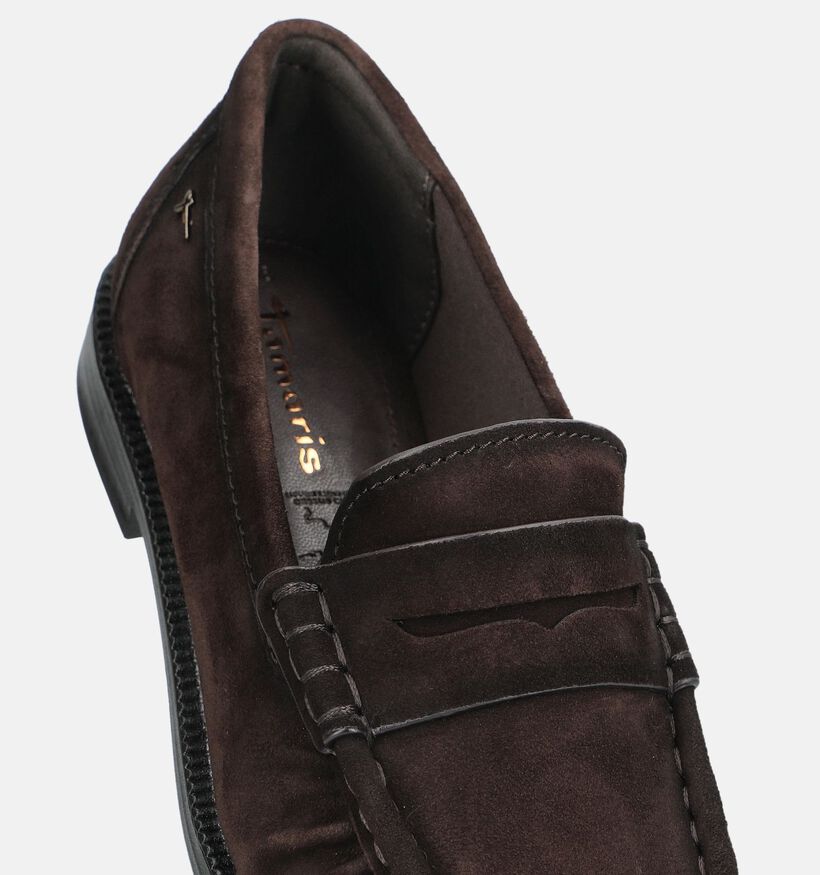 Tamaris Donkerbruine Mocassins voor dames (376704)