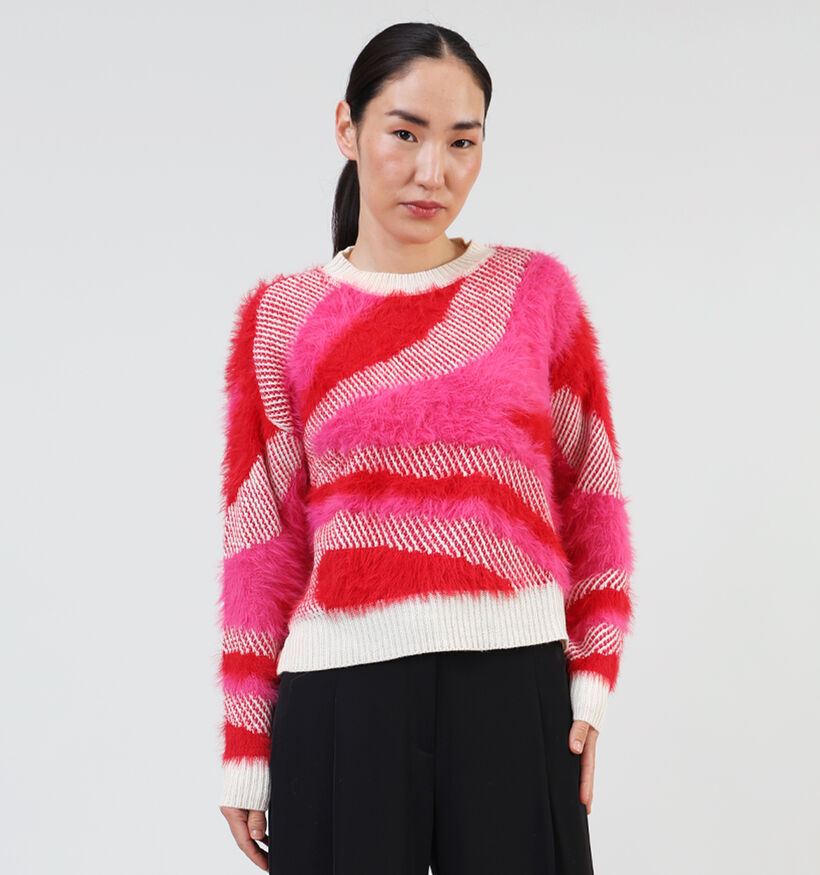 Vero Moda Callie Pull duveteux en Noir pour femmes (349045)