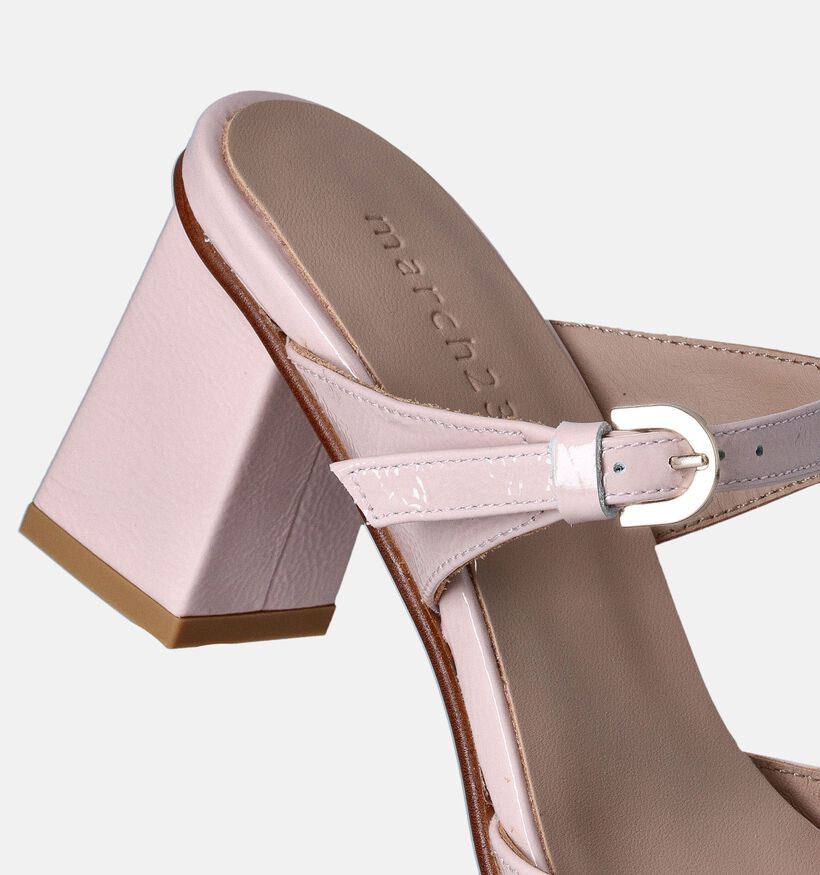 March23 Nu-pieds à talons en Rose pour femmes (355968)