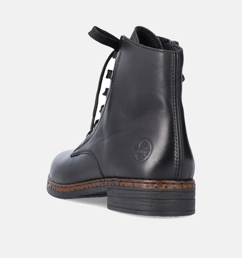 Rieker Bottines à lacets en Noir pour femmes (347437)