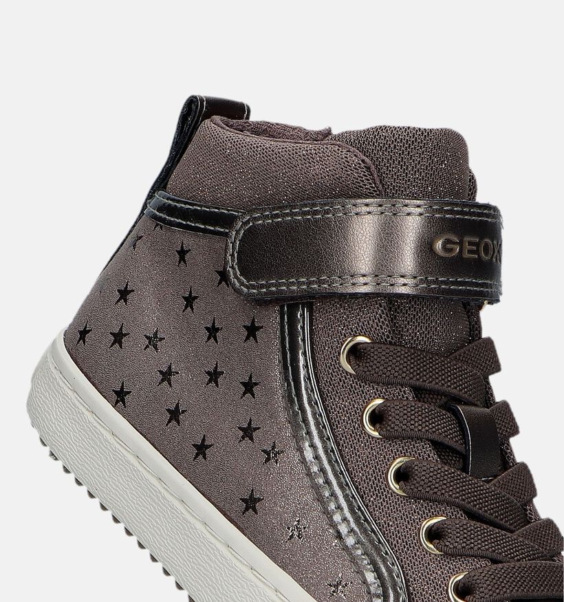 Geox Kalispera Bronze Hoge Sneakers voor meisjes (328517) - geschikt voor steunzolen