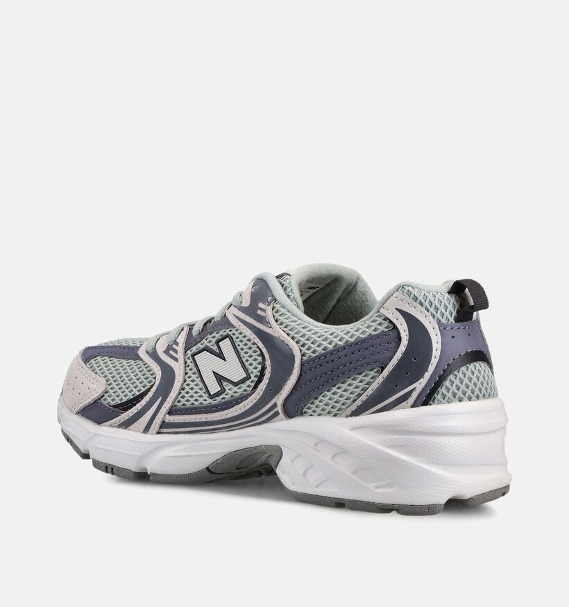 New Balance 530 Baskets basses en Gris pour gar&ccedil;ons (374098) - pour semelles orthop&eacute;diques
