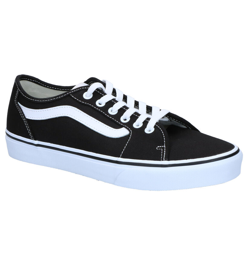 Vans Filmore Decon Zwarte Sneakers in stof (287209)