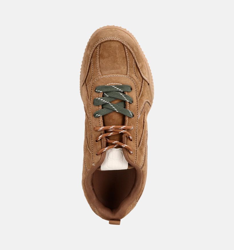 Laurent David Bruine Schoenen met Veters voor dames (380983) - geschikt voor steunzolen