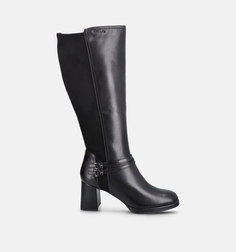 Tamaris Comfort Zwarte Lange Laarzen voor dames (378821) - geschikt voor steunzolen