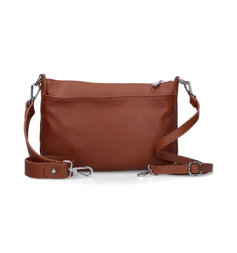 Time Mode Uni Sac porté croisé en Taupe pour femmes (344360)