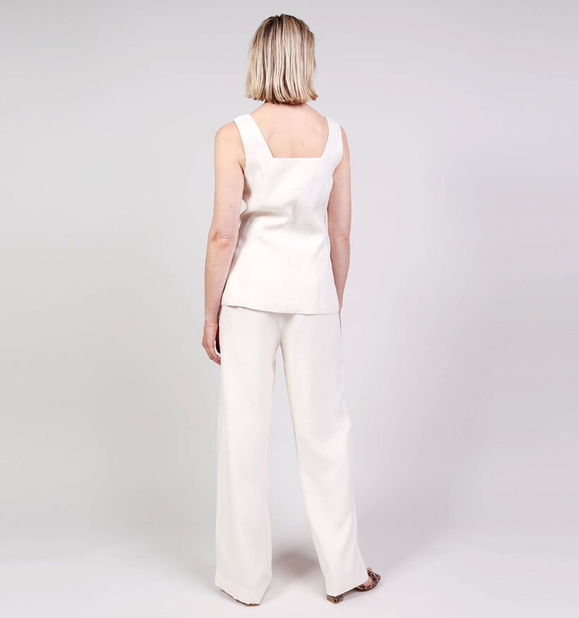 Desires Opal Waistcoat Ecru Mouwloze Vest voor dames (370633)