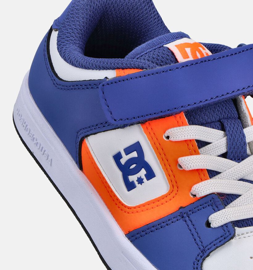 DC Shoes Manteca 4 Blauwe/Oranje Sneakers voor jongens, meisjes (368721)