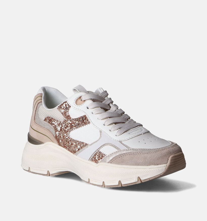 Tamaris Beige Sneakers voor dames (351580) - geschikt voor steunzolen