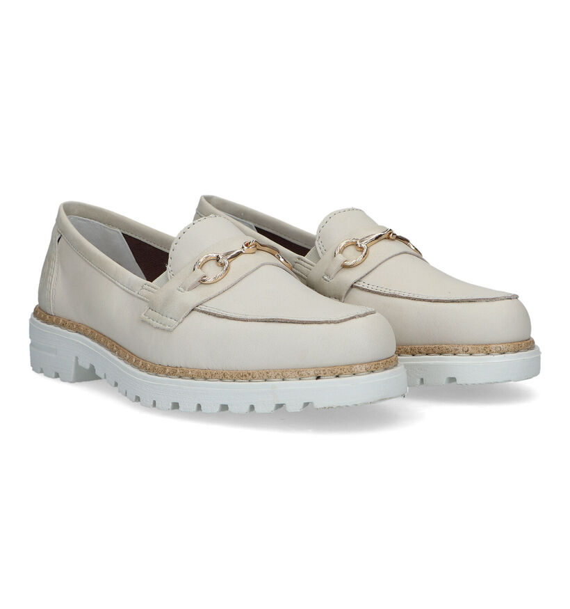 Rieker Ecru Loafers voor dames (320234)