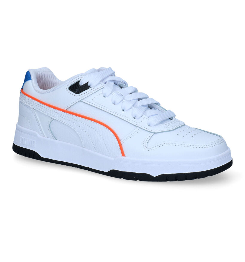 Puma Game low Baskets en Blanc pour garçons, filles (334468)