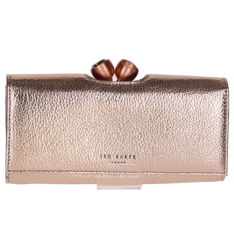 Ted Baker Muscovy Overslagportefeuille Rose Gold in leer (236391)