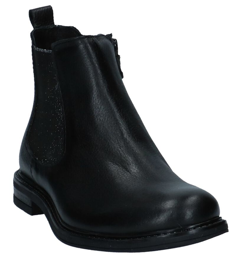 Milo & Mila Chaussures hautes en Noir en cuir (226032)