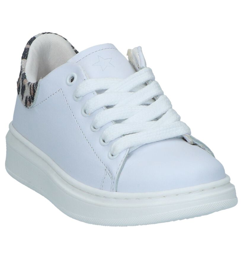 Witte Kanjers Sneakers in leer (253493)