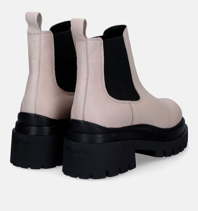 Tamaris Ecru Chelsea Boots voor dames (317344)