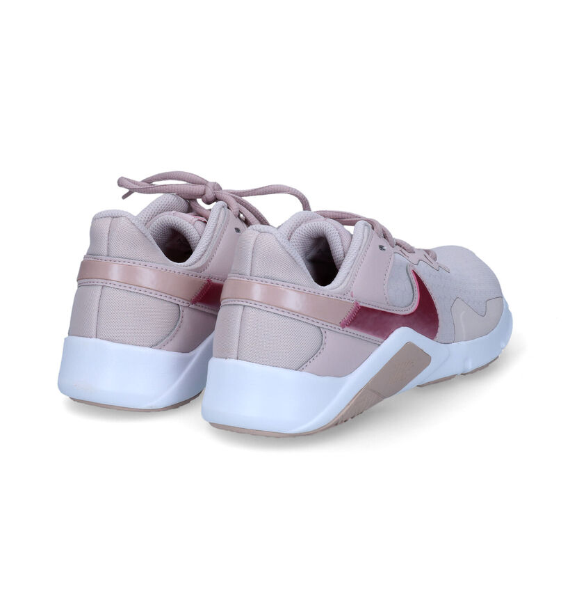 Nike Legend Essential 2 Baskets en Rose pour femmes (309025) - pour semelles orthopédiques