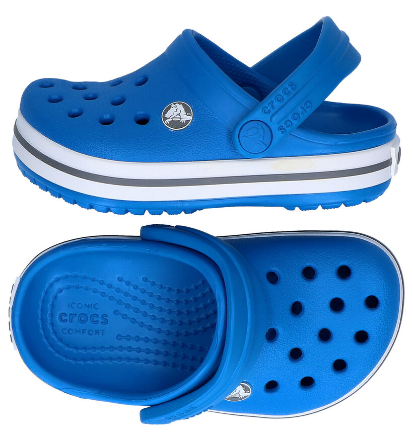 Crocs Crocband Blauwe Slippers in kunststof (289611)
