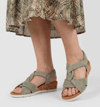 Gabor Sandalen Beige/Groen