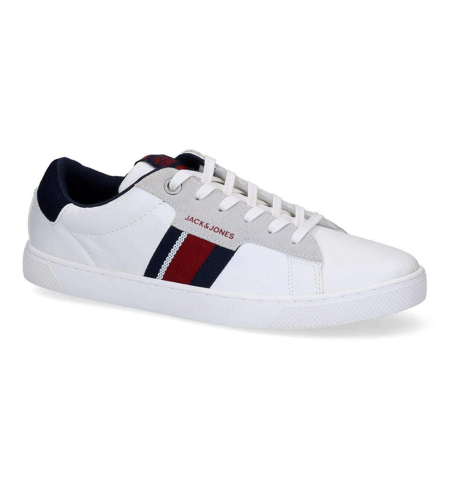 Jack \u0026 Jones VISION CLASSIC MIXED Marine - Gratis levering | Spartoo.nl ! -  Schoenen Lage sneakers Heren € 27,00
