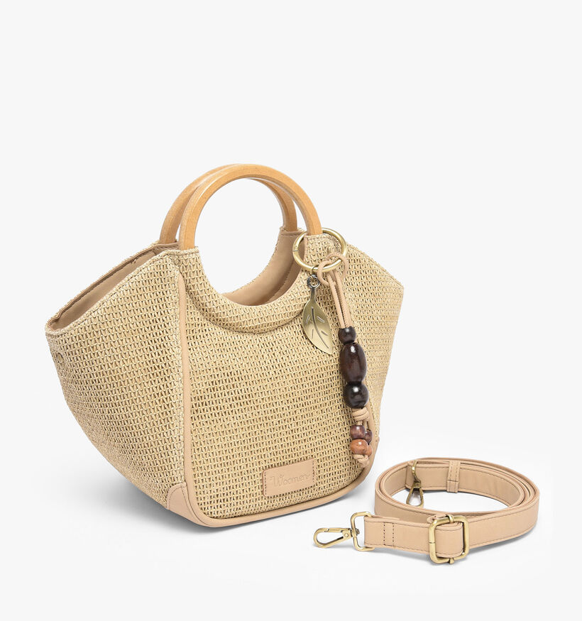 Woomen Crocus Beige Handtas met Riem voor dames (370786)