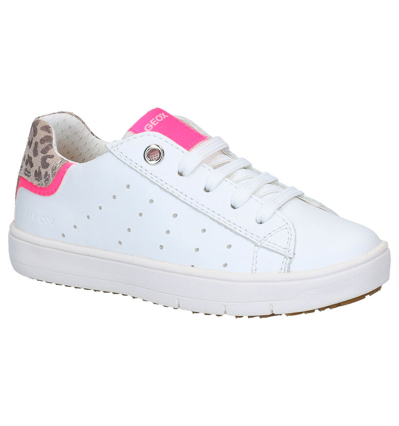 Geox Silenex Witte Sneakers in leer (286937)