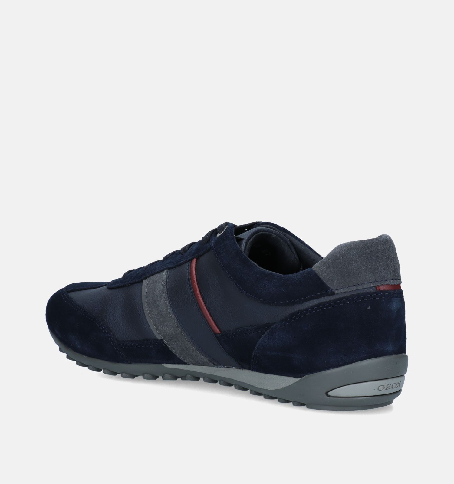 Geox Wells Blauwe Veterschoenen Heren Lage schoenen Online op