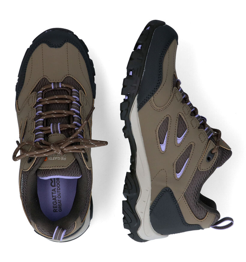 Regatta Lady Holcombe Chaussures de randonnée en Taupe pour femmes (303773) - pour semelles orthopédiques