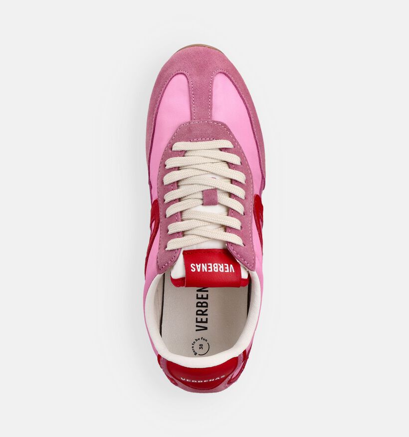 Verbenas Jamaica Savona Roze/Rode Sneakers voor dames (380528) - geschikt voor steunzolen